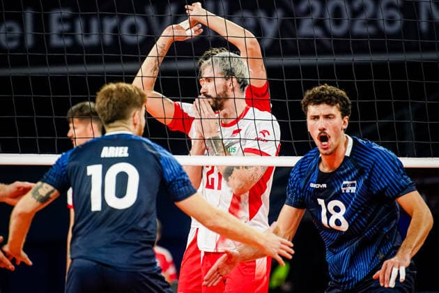 Volleyball - CEV EuroVolley 2026 Group B - Poland vs Israel - 09.12.2026 SOFIA, BULGARIA - September 12th: Shay Mayo Liberman, 18 of Israel during CEV EuroVolley 2026, Group B match between Poland vs Israel at Arena 8888 in Sofia, Bulgaria, on September 12th, 2026 in Sofia, Bulgaria. Copyright: xYulianxTodorovx