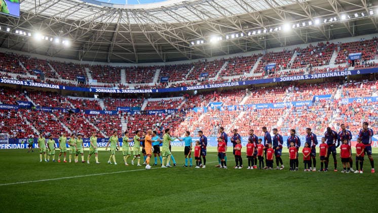 LaLiga EASports 2026 27 CA Osasuna v RCD Espanyol LaLiga EA Sports match between CA Osasuna and RCD Espanyol played at El Sadar in Pamplona. Credit: Inigo Alzugaray Agencia LOF Pamplona LaLiga EASports 2026 27 CA Osasuna v RCD Espanyol
