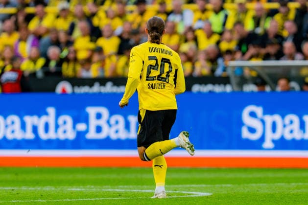 1. Bundesliga, 3. Spieltag, Borussia Dortmund vs. SC Paderborn 07 am 12.09.2026 Marcel Sabitzer *** Bundesliga 1, Matchday 3, Borussia Dortmund vs. SC Paderborn 07 on September 12, 2026, Marcel Sabitzer Copyright: xBahhoxKarax