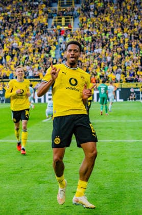 1. Bundesliga, 3. Spieltag, Borussia Dortmund vs. SC Paderborn 07 am 12.09.2026 Tor zum 2:0 durch Felix Nmecha *** Bundesliga 1, Matchday 3, Borussia Dortmund vs. SC Paderborn 07 on September 12, 2026; Felix Nmecha scores the goal to make it 2–0 Copyright: xBahhoxKarax