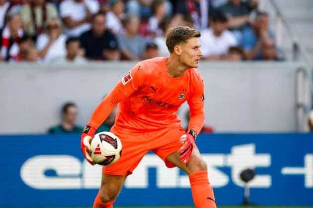 Moritz Nicolas (Borussia Mönchengladbach, 01) , Deutschland, Fussball, 1. Bundesliga, 3.Spieltag, 2026 2027, SC Freiburg vs. Borussia Mönchengladbach, 12.09.2026, Freiburg im Breisgau Europa-Park Stadion Deutschland *** Moritz Nicolas, Borussia Mönchengladbach, 01, Germany, Soccer, Bundesliga 1, Matchday 3, 2026–2027, SC Freiburg vs. Borussia Mönchengladbach, September 12, 2026, Freiburg im Breisgau, Europa-Park Stadium, Germany Copyright: xGrantxHubbsx