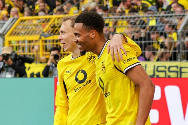 12.09.2026, xgrfx, Fussball 1.Bundesliga, Borussia Dortmund - SC Paderborn 07 v.l. Tor, Felix Nmecha zum 2:0 (Borussia Dortmund) (DFL DFB REGULATIONS PROHIBIT ANY USE OF PHOTOGRAPHS as IMAGE SEQUENCES and or QUASI-VIDEO) Dortmund *** September 12, 2026, xgrfx, Soccer, Bundesliga 1, Borussia Dortmund vs. SC Paderborn 07, goal, Felix Nmecha makes it 2–0 for Borussia Dortmund. DFL and DFB regulations prohibit any use of photographs as image sequences and or quasi-video. Dortmund