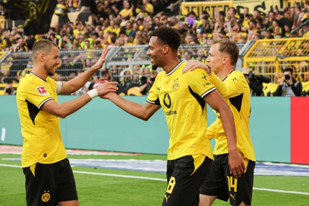 12.09.2026, xgrfx, Fussball 1.Bundesliga, Borussia Dortmund - SC Paderborn 07 v.l. Tor, Felix Nmecha zum 2:0 (Borussia Dortmund) (DFL DFB REGULATIONS PROHIBIT ANY USE OF PHOTOGRAPHS as IMAGE SEQUENCES and or QUASI-VIDEO) Dortmund *** September 12, 2026, xgrfx, Soccer, Bundesliga 1, Borussia Dortmund vs. SC Paderborn 07, goal, Felix Nmecha makes it 2–0 for Borussia Dortmund. DFL and DFB regulations prohibit any use of photographs as image sequences and or quasi-video. Dortmund