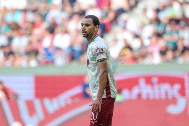 Alexis Claude-Maurice (FC Augsburg, 20), Freisteller, GER, FC Augsburg vs. Bayer 04 Leverkusen, Fussball, Bundesliga, 3. Spieltag, Saison 2026 2027, 12.09.2026, DFL DFB REGULATIONS PROHIBIT ANY USE OF PHOTOGRAPHS as IMAGE SEQUENCES and or QUASI-VIDEO, GER, FC Augsburg vs. Bayer 04 Leverkusen, Fussball, Bundesliga, 3. Spieltag, Saison 2026 2027, 12.09.2026 Augsburg *** Alexis Claude Maurice, FC Augsburg, 20, cutout, GER, FC Augsburg vs. Bayer 04 Leverkusen, soccer, Bundesliga, Matchday 3, 2026–2027 season, September 12, 2026, DFL and DFB regulations prohibit any use of photographs as image sequences and or quasi-video, GER, FC Augsburg vs. Bayer 04 Leverkusen, soccer, Bundesliga, Matchday 3, 2026–2027 season, September 12, 2026, Augsburg Copyright: xEibner-Pressefoto JennixMaulx EP_JML