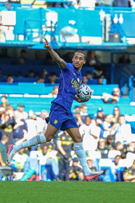 LONDON, ENGLAND, Saturday 12th September 2026: Jao Pedro of Chelsea scores the second goal making the score 2-2 during the Premier League Fixture between Chelsea and Hull City at Stamford Bridge in London, England. (Photo by Alex Ferrelly Sports Press Photo)  Copyright: xAlexxFerrelly SportsxPressxPhotox Sportspressphoto_SPR228686