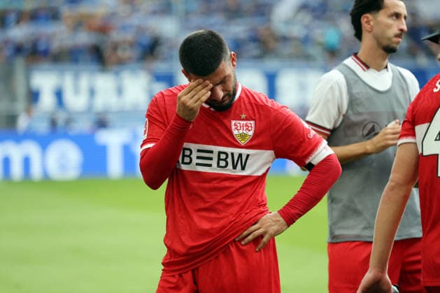 12.09.26 TSG 1899 Hoffenheim - VfB Stuttgart Deutschland, Sinsheim, 12.09.2026, Fussball, Bundesliga, Saison 2026 2027, TSG 1899 Hoffenheim - VfB Stuttgart: Deniz Undav (VfB Stuttgart). *** September 12, 2026 TSG 1899 Hoffenheim vs. VfB Stuttgart Germany, Sinsheim, September 12, 2026, Soccer, Bundesliga, 2026–2027 season, TSG 1899 Hoffenheim vs. VfB Stuttgart, Deniz Undav, VfB Stuttgart