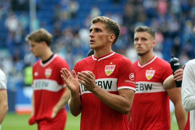 12.09.26 TSG 1899 Hoffenheim - VfB Stuttgart Deutschland, Sinsheim, 12.09.2026, Fussball, Bundesliga, Saison 2026 2027, TSG 1899 Hoffenheim - VfB Stuttgart: Grischa Prömel (VfB Stuttgart). *** September 12, 2026 TSG 1899 Hoffenheim vs. VfB Stuttgart Germany, Sinsheim, September 12, 2026, Soccer, Bundesliga, 2026–2027 season, TSG 1899 Hoffenheim vs. VfB Stuttgart, Grischa Prömel (VfB Stuttgart)