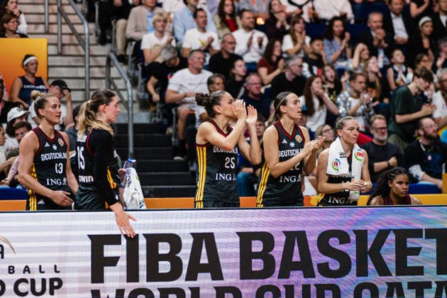 FIBA Women™s Basketball World Cup 2026: Frankreich vs. Deutschland, 12.09.2026 Clara Bielefeld (Deutschland, 25) ruft, schreit Basketball, FIBA Women™s Basketball World Cup 2026, Final Phase, Halbfinale: Frankreich vs. Deutschland am 12.09.2026 in der Uber Arena, Berlin Copyright: xBEAUTIFULxSPORTS Tonhäuserx