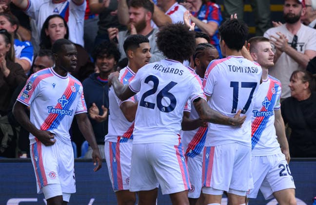 Crystal Palace v Ipswich Town Premier League Jörgen Strand Larsen of Crystal Palace celebrates scoring his first goal and the team™s second against Ipswich Town during the Premier League match at Selhurst Park, London 12 09 2026 UK Newspapers OUT Copyright: xGraemexWilcocksonx FIL-23935-0080