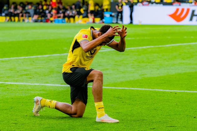 1. Bundesliga, 3. Spieltag, Borussia Dortmund vs. SC Paderborn 07 am 12.09.2026 Tor zum 2:0 durch Felix Nmecha *** Bundesliga 1, Matchday 3, Borussia Dortmund vs. SC Paderborn 07 on September 12, 2026; Felix Nmecha scores the goal to make it 2–0 Copyright: xBahhoxKarax