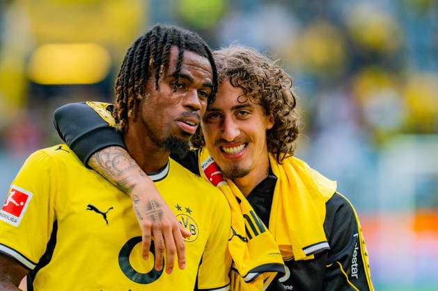 1. Bundesliga, 3. Spieltag, Borussia Dortmund vs. SC Paderborn 07 am 12.09.2026 Carney Chukwuemeka Fabio Silva *** Bundesliga 1, Matchday 3, Borussia Dortmund vs. SC Paderborn 07 on September 12, 2026: Carney Chukwuemeka, Fabio Silva Copyright: xBahhoxKarax