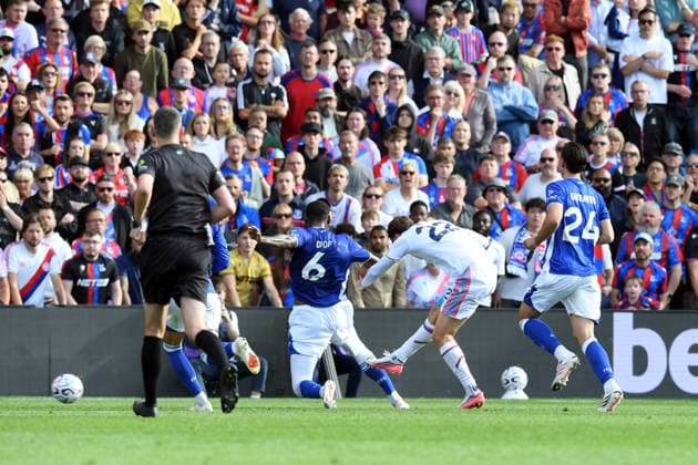 Crystal Palace v Ipswich Town, Premier League GOAL 2-2 scored by Jorgen Strand Larsen of Crystal Palace during the Premier League match between Crystal Palace and Ipswich Town at Selhurst Park, London, UK on 12 September 2026. London Selhurst Park Greater London UK Editorial use only DataCo restrictions apply See www.football-dataco.com , Copyright: xJeffxMoodx PSI-24873-0030