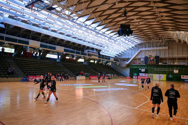 Sporthalle Charlottenburg, Stimmungsbild, GER, 2. Handball - Bundesliga Frauen, Fuechse Berlin vs. Rostocker HC (Rostock Dolphins), Saison 2026 27, 3. Spieltag, 12.09.2026, GER, 2. Handball - Bundesliga Frauen, Fuechse Berlin vs. Rostocker HC (Rostock Dolphins), Saison 2026 27, 3. Spieltag, 12.09.2026, Berlin