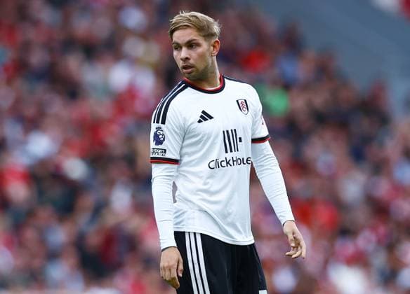 Emile Smith Rowe of Fulham Liverpool v Fulham, Premier League, Football, Football, Anfield, Liverpool, UK - 12 Sep 2026Liverpool Anfield United Kingdom EDITORIAL USE ONLY No use with unauthorised audio, video, data, fixture lists, club league logos or live services. Online in-match use limited to 120 images, no video emulation. No use in betting, games or single club league player publications.  Copyright: xMattxWest Shutterstockx 17144551cc