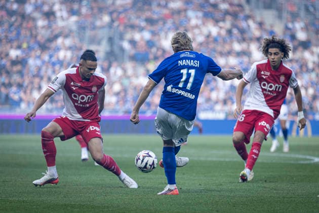 FOOTBALL: RC Strasbourg Alsace v AS Monaco Matchday 4 Ligue 1 McDonald s - 12 09 2026 Sebastian Nanasi 11 (Racing de Strasbourg) StrasbourgFrance  Copyright: xelyxandroxcegarrax