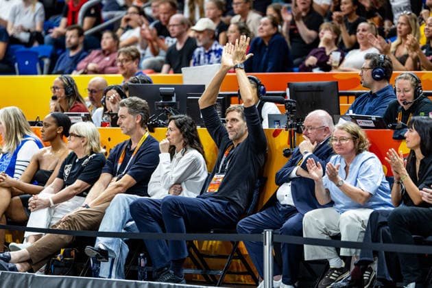 Basketball Berlin 12.09.2026 FIBA Women™s Basketball World Cup Germany 2026 Halbfinale Semifinal Frankreich (FRA) - Deutschland (GER) Pau Gasol Sue Bird Dirk Nowitzki Ingo Weiss