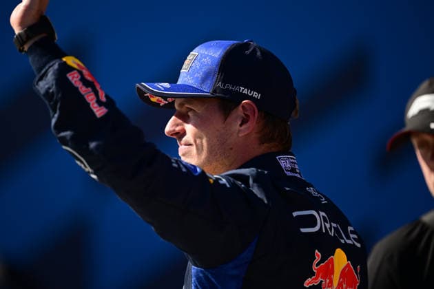 F1 Grand Prix of Spain - Qualifying Max Verstappen of Red Bull Racing celebrates his third place during qualifying for the Formula 1 Spanish Grand Prix at the Madring Circuit in Madrid, Spain, on September 12, 2026. Madrid Comunidad de Madrid Spain  Copyright: xAndreaxDiodatox originalFilename:diodato-spanishg260912_npzKh.jpg