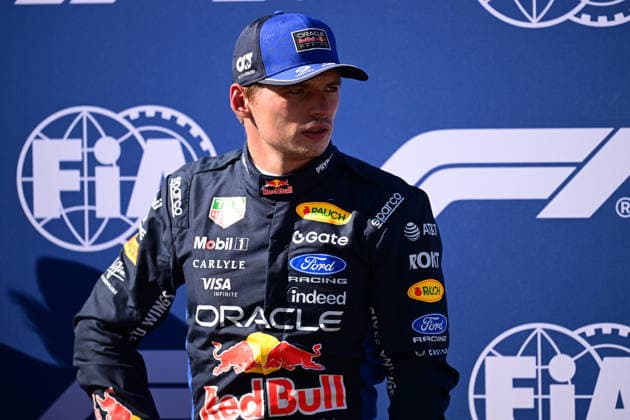 F1 Grand Prix of Spain - Qualifying Max Verstappen of Red Bull Racing celebrates his third place during qualifying for the Formula 1 Spanish Grand Prix at the Madring Circuit in Madrid, Spain, on September 12, 2026. Madrid Comunidad de Madrid Spain  Copyright: xAndreaxDiodatox originalFilename:diodato-spanishg260912_nptvF.jpg