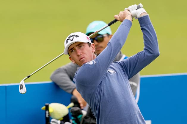 2026 Amgen Irish Open - Third Round, Trump International Golf Links, Doonbeg 12 9 2026 Tom McKibbin watches his shot after playing from the third Tom McKibbin watches his shot after playing from the third 12 9 2026  Copyright: xx BB3_4533
