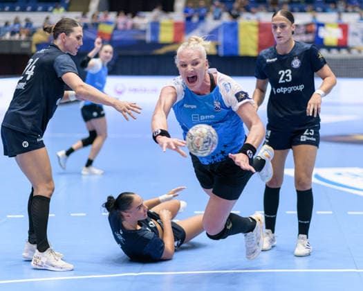 CSM BucureÈ™ti Vs OTP Group Buducnost - EHF Champions League Women 2026 27 Round 2 Pintea, CSM Bucuresti plays against OTP Group Buducnost during the EHF Champions League Women match at Sala Polivalenta in Bucharest, Romania, on September 12, 2026. Bucuresti Romania  Copyright: xStefanxPanaitescux originalFilename:panaitescu-notitle260912_npBBn.jpg