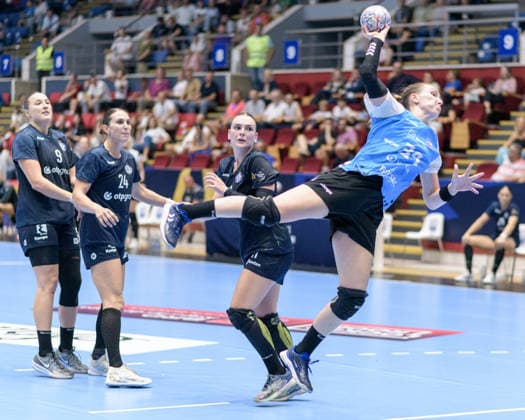 CSM BucureÈ™ti Vs OTP Group Buducnost - EHF Champions League Women 2026 27 Round 2 Brnovic of CSM Bucuresti plays against OTP Group Buducnost during the EHF Champions League Women match at Sala Polivalenta in Bucharest, Romania, on September 12, 2026. Bucuresti Romania  Copyright: xStefanxPanaitescux originalFilename:panaitescu-notitle260912_npBPt.jpg