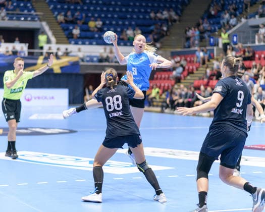 CSM BucureÈ™ti Vs OTP Group Buducnost - EHF Champions League Women 2026 27 Round 2 Axner, CSM Bucuresti plays against OTP Group Buducnost during the EHF Champions League Women match at Sala Polivalenta in Bucharest, Romania, on September 12, 2026. Bucuresti Romania  Copyright: xStefanxPanaitescux originalFilename:panaitescu-notitle260912_nphH6.jpg