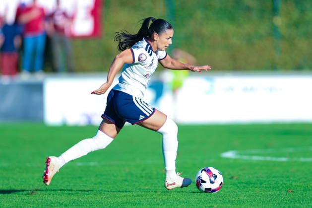 12. September 2026, Fussball, AXA Women™s Super League 2026 27, Runde 6, FC Rapperswil-Jona vs. Servette FC ChÃªnois FÃ minin, Stadion Grünfeld, Jona, Schweiz Meriame Terchoun (25, Servette FC ChÃªnois FÃ minin) Photo: Urs Ottiger