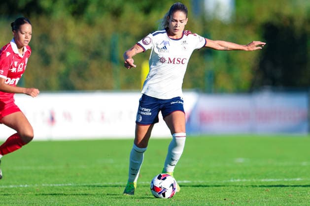 12. September 2026, Fussball, AXA Women™s Super League 2026 27, Runde 6, FC Rapperswil-Jona vs. Servette FC ChÃªnois FÃ minin, Stadion Grünfeld, Jona, Schweiz Stefanie De AlÃ m (64, Servette FC ChÃªnois FÃ minin) Photo: Urs Ottiger