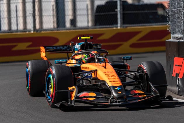 Formula 1 TAG Heuer Gran Premio de Espana 2026 Remy Midez OVERTAKE MAXPPP - Madrid 12 09 2026 01 NORRIS Lando (gbr), McLaren Mastercard F1 Team, action at the Formula 1 TAG Heuer Gran Premio de Espana 2026, the 14th round of the 2026 FIA Formula 1 World Championship, WM, Weltmeisterschaft at the Madrid Street Circuit in Madrid, Spain, from 10 to 13 September 2026 Madrid Madrid Street Circuit Spain  Copyright: xOVERTAKE MAXPPPxRemyxMidezx OVT202609129831 OVT202609129831