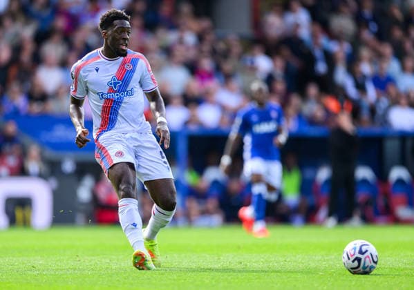 Crystal Palace v Ipswich Town Premier League Axel Disasi of Crystal Palace passes the ball during the Premier League match at Selhurst Park, London 12 09 2026 UK Newspapers OUT Copyright: xGraemexWilcocksonx FIL-23935-0127