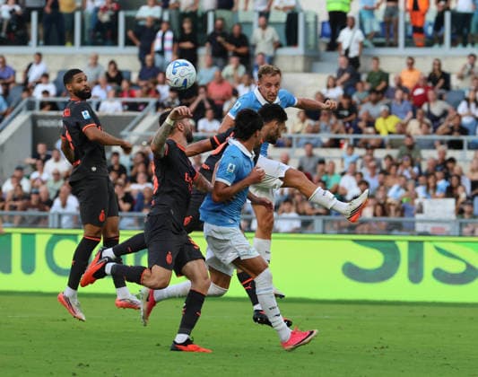 September 12, 2026, Roma, Lazio, ITALIA: Davide Frattesi of SS Lazio During the football match on September 12, 2026Ã¢â‚¬part of the 2026 27 Italian Serie A seasonÃ¢â‚¬played at the Stadio Olimpico in Rome between SS Lazio and FC Milan. Roma ITALIA - ZUMAs236 20260912_aap_s236_048 Copyright: xFabioxSassox