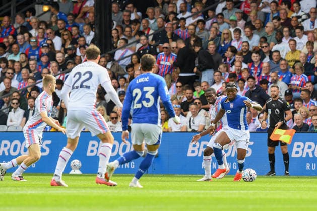 Crystal Palace v Ipswich Town, Premier League Abdul Fatawu Issahaku of Ipswich Town in action during the Premier League match between Crystal Palace and Ipswich Town at Selhurst Park, London, UK on 12 September 2026. London Selhurst Park Greater London UK Editorial use only DataCo restrictions apply See www.football-dataco.com , Copyright: xJeffxMoodx PSI-24873-0044