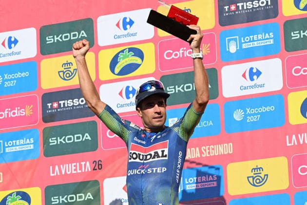 12-09-2026 Vuelta A Espana; Tappa 20 La Calahorra - Collado Del Alguacil; 2026, Soudal - Quick Step; Landa Meana, Mikel; Collado Del Alguacil; 