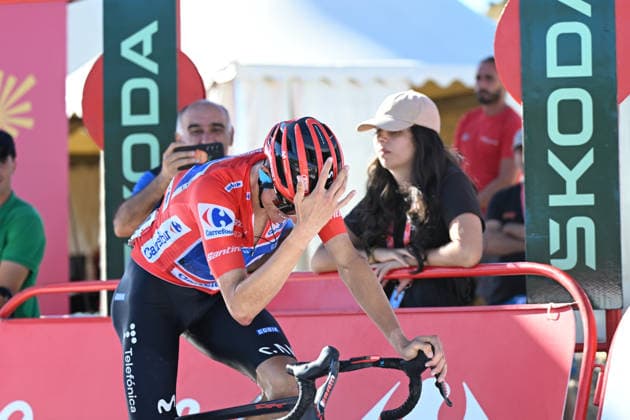 12-09-2026 Vuelta A Espana; Tappa 20 La Calahorra - Collado Del Alguacil; 2026, Movistar; Mas, Enric; Collado Del Alguacil; 
