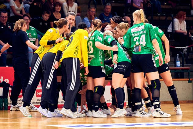 Fuechse Berlin Mannschaftsbild, GER, 2. Handball - Bundesliga Frauen, Fuechse Berlin vs. Rostocker HC (Rostock Dolphins), Saison 2026 27, 3. Spieltag, 12.09.2026, GER, 2. Handball - Bundesliga Frauen, Fuechse Berlin vs. Rostocker HC (Rostock Dolphins), Saison 2026 27, 3. Spieltag, 12.09.2026, Berlin