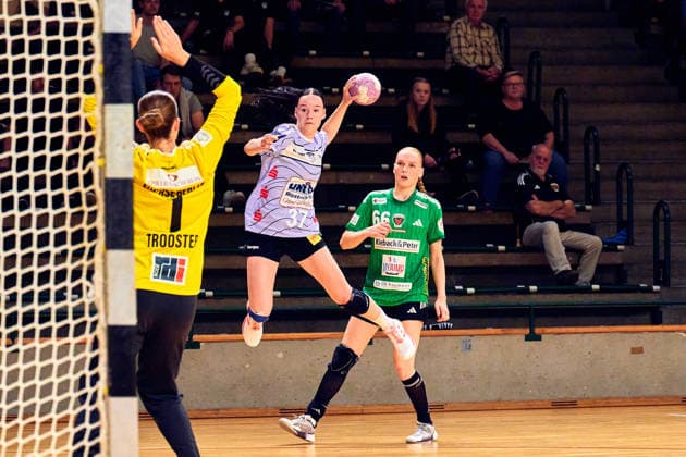 NEELE MARIA KONARSKE (Rostock Dolphins, 37), GER, 2. Handball - Bundesliga Frauen, Fuechse Berlin vs. Rostocker HC (Rostock Dolphins), Saison 2026 27, 3. Spieltag, 12.09.2026, GER, 2. Handball - Bundesliga Frauen, Fuechse Berlin vs. Rostocker HC (Rostock Dolphins), Saison 2026 27, 3. Spieltag, 12.09.2026, Berlin