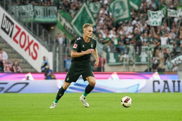 Deutschland: 1.Bundesliga 2026 2027 3. Spieltag, 1.FC Köln vs SV Werder Bremen, Samstag, 12.09.2026 RheinEnergieStadion (Köln, Nordrhein-Westfalen, Deutschland) Amos Pieper (SV Werder Bremen, 5) am Ball *** Germany 1 Bundesliga 2026–2027, Matchday 3: 1. FC Köln vs. SV Werder Bremen, Saturday, September 12, 2026, RheinEnergieStadion, Cologne, North Rhine-Westphalia, Germany. Amos Pieper (SV Werder Bremen), 5th player on the ball Copyright: xMerlexKölkingx