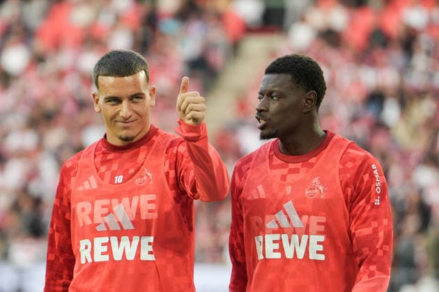 Deutschland: 1.Bundesliga 2026 2027 3. Spieltag, 1.FC Köln vs SV Werder Bremen, Samstag, 12.09.2026 RheinEnergieStadion (Köln, Nordrhein-Westfalen, Deutschland) Said El Mala (1. FC Köln, 10) Ragnar Ache (1. FC Köln, 9) *** Germany 1 Bundesliga 2026–2027, Matchday 3, 1 FC Köln vs. SV Werder Bremen, Saturday, September 12, 2026, RheinEnergieStadion, Cologne, North Rhine-Westphalia, Germany Said El Mala (1 FC Köln), 10 Ragnar Ache (1 FC Köln), 9 Copyright: xMerlexKölkingx