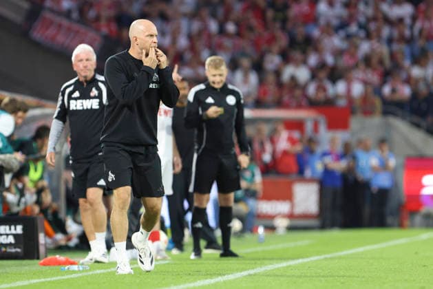 Trainer Rene Wagner (1. FC Koeln) gestikuliert, Gestik waehrend des Spiels der 1. Bundesliga zwischen 1. FC Koeln und SV Werder Bremen, RheinEnergieStadion am 12. September 2026 in Koeln, Deutschland. (Foto von Oliver Kaelke DeFodi Images) +++ Trainer Rene Wagner (1. FC Koeln) gestures during the Bundesliga match between 1. FC Koeln and SV Werder Bremen at RheinEnergieStadion on September 12, 2026 in Cologne, Germany. (Photo by Oliver Kaelke DeFodi Images) DFB DFL REGULATIONS PROHIBIT ANY USE OF PHOTOGRAPHS AS IMAGE SEQUENCES AND OR QUASI-VIDEO. (Photo by Oliver Kaelke DeFodi Images) - *** Coach Rene Wagner of 1. FC Köln gestures during the Bundesliga match between 1. FC Köln and SV Werder Bremen, RheinEnergieStadion on September 12, 2026, in Cologne, Germany. Photo by Oliver Kaelke, DeFodi Images. Coach Rene Wagner of 1. FC Köln gestures during the Bundesliga match between 1. FC Köln and SV Werder Bremen at RheinEnergieStadion on September 12, 2026 in Cologne, Germany. Photo by Oliver Kaelke, DeFodi Images. DFB and DFL regulations prohibit any use of photographs as image sequences and or quasi-video. Photo by Oliver Kaelke, DeFodi Images.