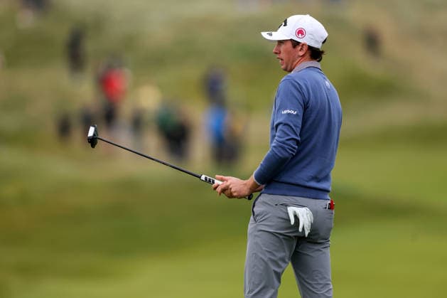 2026 Amgen Irish Open - Third Round, Trump International Golf Links, Doonbeg 12 9 2026 Tom McKibbin reacts to putting short on the eighteenth Tom McKibbin reacts to putting short on the eighteenth 12 9 2026  Copyright: xx BB3_8139