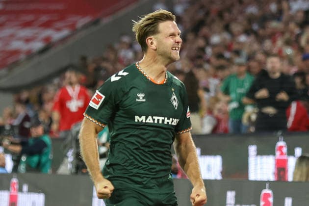 12.09.2026, GER, Fussball, Herren, Bundesliga , 1. Bundesliga, Saison 2026 2027, 1. FC Köln - SV Werder Bremen Niclas Füllkrug (SVW)Torjubel, jubelt nach seinem Treffer zum 1:1 *** September 12, 2026, Germany, Soccer, Men s, Bundesliga, 1. Bundesliga, 2026–2027 Season, 1. FC Köln vs. SV Werder Bremen, Niclas Füllkrug (SVW) celebrates his goal, which tied the score at 1–1 Copyright: xSvenxHanischx