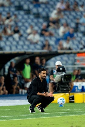 SS Lazio v AC Milan - Serie A Enilive Ruben Amorim Head Coach of AC Milan looks on during the Serie A Enilive match between SS Lazio and AC Milan at Olympic Stadium on September 12, 2026 in Rome, Italy Rome Olympic Stadium Lazio Italy Copyright: xGiuseppexMaffiax 20260912_194624_SerieA_Lazio-Milan_LIA03958