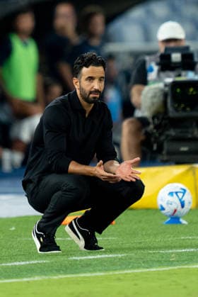 SS Lazio v AC Milan - Serie A Enilive Ruben Amorim Head Coach of AC Milan looks on during the Serie A Enilive match between SS Lazio and AC Milan at Olympic Stadium on September 12, 2026 in Rome, Italy Rome Olympic Stadium Lazio Italy Copyright: xGiuseppexMaffiax 20260912_194626_SerieA_Lazio-Milan_LIA03984