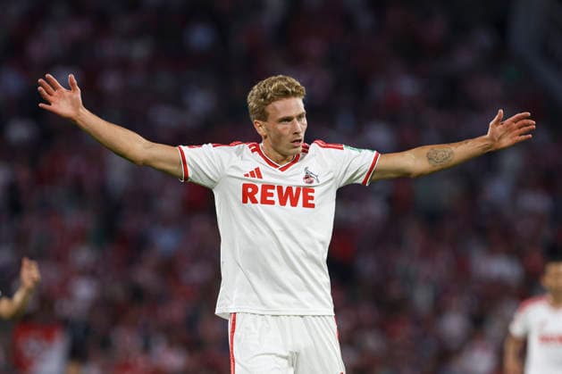 Sebastian Sebulonsen (1. FC Koeln) gestikuliert, Gestik waehrend des Spiels der 1. Bundesliga zwischen 1. FC Koeln und SV Werder Bremen, RheinEnergieStadion am 12. September 2026 in Koeln, Deutschland. (Foto von Oliver Kaelke DeFodi Images) +++ Sebastian Sebulonsen (1. FC Koeln) gestures during the Bundesliga match between 1. FC Koeln and SV Werder Bremen at RheinEnergieStadion on September 12, 2026 in Cologne, Germany. (Photo by Oliver Kaelke DeFodi Images) DFB DFL REGULATIONS PROHIBIT ANY USE OF PHOTOGRAPHS AS IMAGE SEQUENCES AND OR QUASI-VIDEO. (Photo by Oliver Kaelke DeFodi Images) - *** Sebastian Sebulonsen of 1. FC Köln gestures during the Bundesliga match between 1. FC Köln and SV Werder Bremen, RheinEnergieStadion on September 12, 2026, in Cologne, Germany. Photo by Oliver Kaelke, DeFodi Images. Sebastian Sebulonsen of 1. FC Köln gestures during the Bundesliga match between 1. FC Köln and SV Werder Bremen at RheinEnergieStadion on September 12, 2026 in Cologne, Germany. Photo by Oliver Kaelke, DeFodi Images. DFB and DFL regulations prohibit any use of photographs as image sequences and or quasi-video. Photo by Oliver Kaelke, DeFodi Images