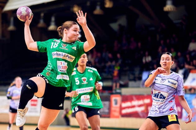 MOANA THELEMANN (Fuechse Berlin, 18), GER, 2. Handball - Bundesliga Frauen, Fuechse Berlin vs. Rostocker HC (Rostock Dolphins), Saison 2026 27, 3. Spieltag, 12.09.2026, GER, 2. Handball - Bundesliga Frauen, Fuechse Berlin vs. Rostocker HC (Rostock Dolphins), Saison 2026 27, 3. Spieltag, 12.09.2026, Berlin