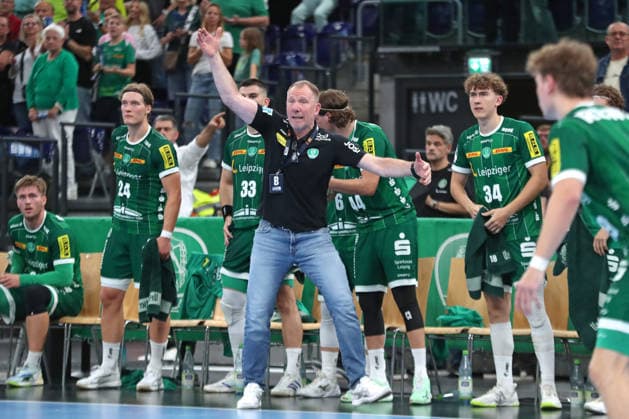 Handball, HBL2: SC DHfK Leipzig - VfL Lübeck-Schwartau; 12.09.2026 Cheftrainer Frank Carstens (SC DHfK Leipzig). Handball, 2. Bundesliga, Saison 2026 2027, 3. Spieltag: SC DHfK Leipzig vs. VfL Lübeck-Schwartau am 12.09.2026 in der Quarterback Immobilien Arena Leipzig. Copyright: xBEAUTIFULxSPORTS JanxKaeferx