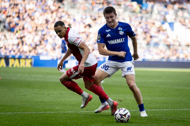 FOOTBALL: RC Strasbourg Alsace v AS Monaco Matchday 4 Ligue 1 McDonald s - 12 09 2026 Martinez Gauna Joaquin 36 (Racing de Strasbourg) StrasbourgFrance  Copyright: xelyxandroxcegarrax
