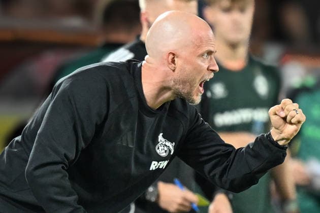 Rene Wagner (Koeln) Mimik starker Gesichtsausdruck Emotion. Gestik Geste gestikuliert 12.09.2026 ¢ Fussball ¢ 1. FC Koeln vs SV Werder Bremen, RheinEnergieStadion, Koeln, DFB DFL REGULATIONS PROHIBIT ANY USE OF PHOTOGRAPHS AS IMAGE SEQUENCES AND OR QUASI-VIDEO NRW Germany *** Rene Wagner, Cologne; facial expressions; strong facial expression; emotion; gestures; gesturing; September 12, 2026; ¢ Soccer; ¢ 1. FC Cologne vs. SV Werder Bremen, RheinEnergieStadion, Cologne, DFB DFL regulations prohibit any use of photographs as image sequences and or quasi-video NRW Germany Copyright: xpepphotox xHorstxMauelshagenx pep00321, pep_20260912_hm