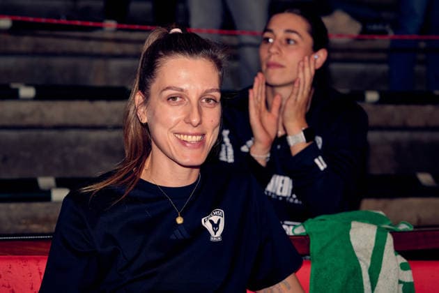 SUSANN MUELLER (Fuechse Berlin, Trainerin), freut sich ueber Sieg, GER, 2. Handball - Bundesliga Frauen, Fuechse Berlin vs. Rostocker HC (Rostock Dolphins), Saison 2026 27, 3. Spieltag, 12.09.2026, GER, 2. Handball - Bundesliga Frauen, Fuechse Berlin vs. Rostocker HC (Rostock Dolphins), Saison 2026 27, 3. Spieltag, 12.09.2026, Berlin