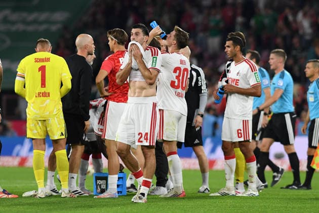 Luka Lochoshvili (1. FC Koeln) gestikuliert, gestik waehrend des Spiels der 1. Bundesliga zwischen 1. FC Koeln und SV Werder Bremen, RheinEnergieStadion am 12. September 2026 in Koeln, Deutschland. (Foto von Ralf Treese DeFodi Images) +++ Luka Lochoshvili (1. FC Koeln) gestures during the Bundesliga match between 1. FC Koeln and SV Werder Bremen at RheinEnergieStadion on September 12, 2026 in Cologne, Germany. (Photo by Ralf Treese DeFodi Images) DFB DFL REGULATIONS PROHIBIT ANY USE OF PHOTOGRAPHS AS IMAGE SEQUENCES AND OR QUASI-VIDEO. (Photo by Ralf Treese DeFodi Images) - *** Luka Lochoshvili of 1. FC Köln gestures during the Bundesliga match between 1. FC Köln and SV Werder Bremen, RheinEnergieStadion on September 12, 2026, in Cologne, Germany. Photo by Ralf Treese, DeFodi Images. Luka Lochoshvili of 1. FC Köln gestures during the Bundesliga match between 1. FC Köln and SV Werder Bremen at RheinEnergieStadion on September 12, 2026 in Cologne, Germany. Photo by Ralf Treese, DeFodi Images. DFB and DFL regulations prohibit any use of photographs as image sequences and or quasi-video. Photo by Ralf Treese, DeFodi Images.